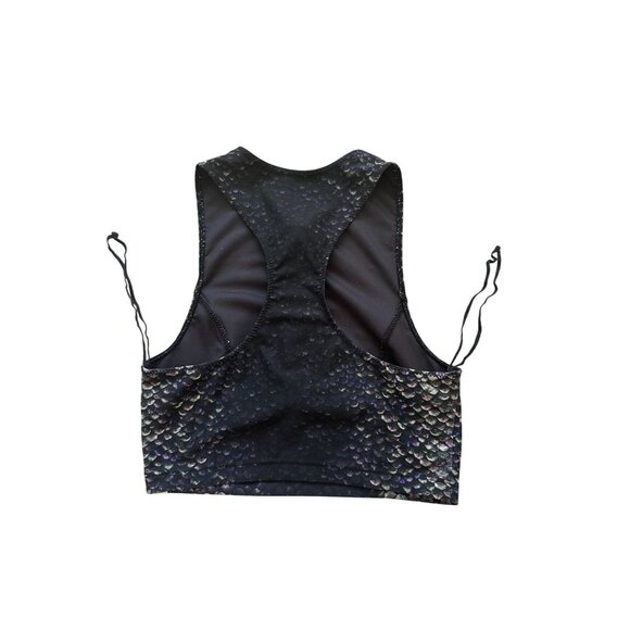 OYSHO Womens Active Bra Zip Crop Top Size Small - Picture 2 of 4